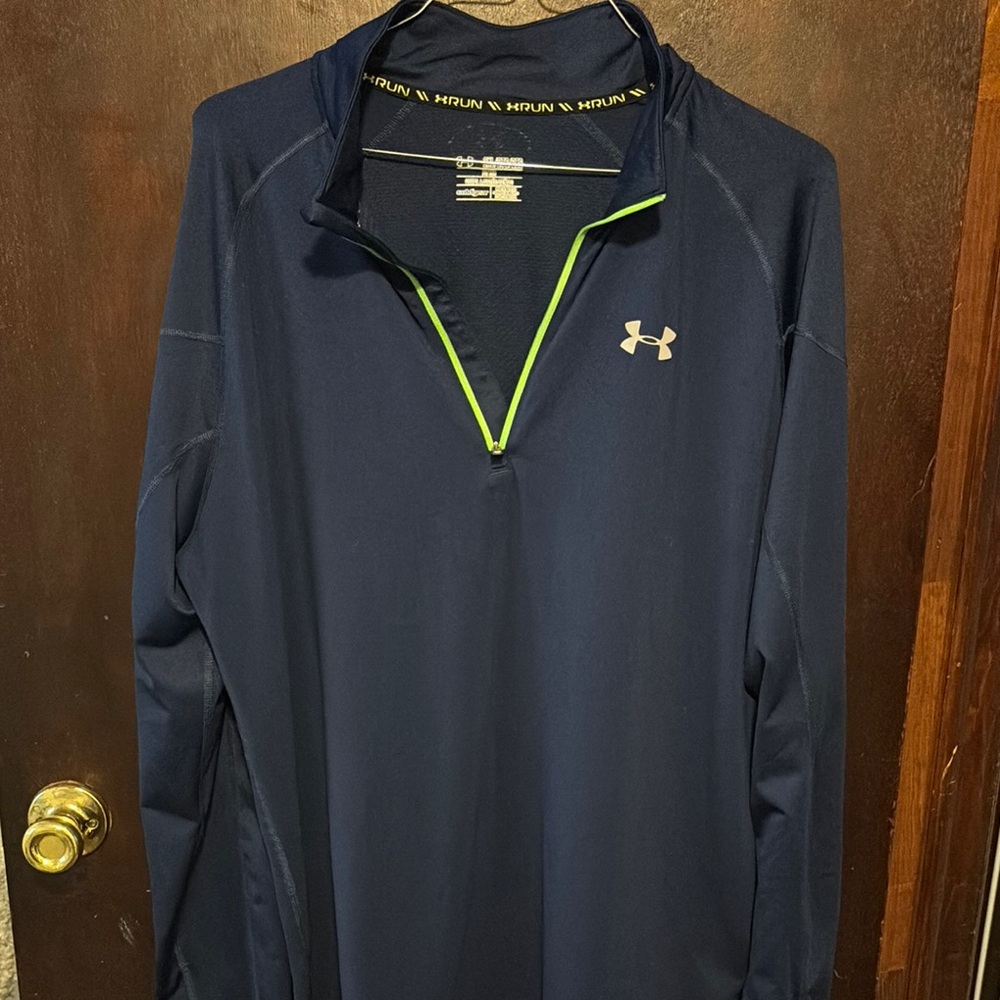 Under Armour Men’s Navy Quarter-Zip Performance Pullover